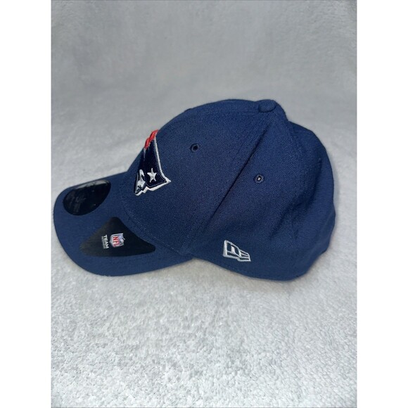 NEW ERA NEW ENGLAND PATRIOTS 39THIRTY HAT SIZE M/L NEW W/IMPERFECTIONS NAVY BLUE - Picture 5 of 11